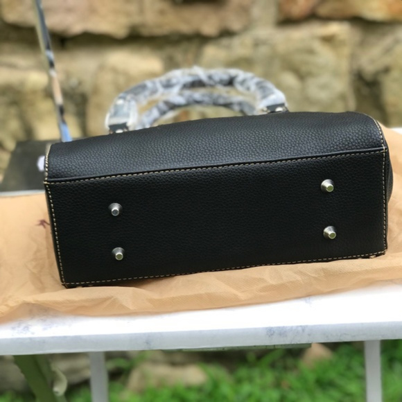 Montana West Bling Black Satchel NWT - Picture 5 of 6